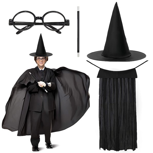 Strój czarodzieja na Halloween Harry Potter peleryna ozdoby na Halloween