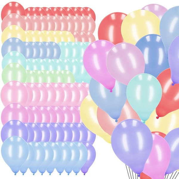Balony pastelowe 100 szt. na urodziny wesele imprezy mix kolorów