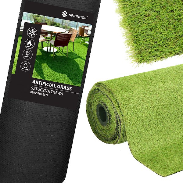 Sztuczna trawa z rolki 2 m na taras balkon boisko miękka 20 mm