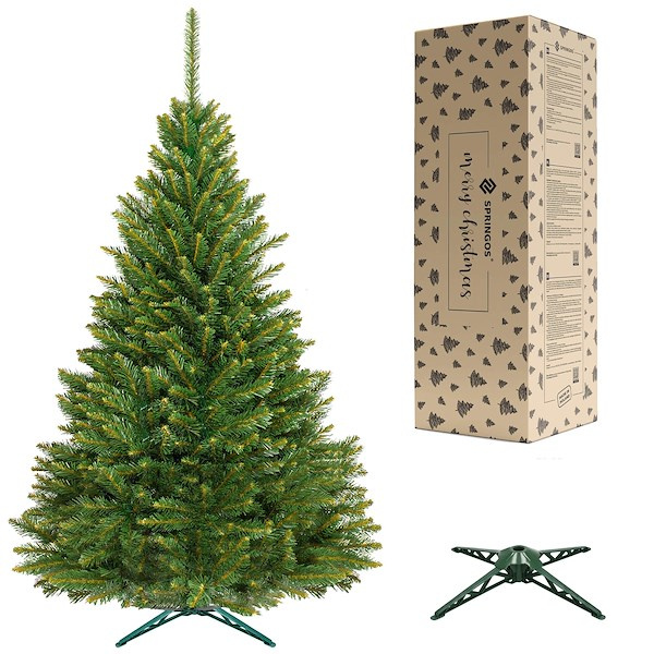 Sztuczna choinka 220 cm świerk skandynawski drzewko świąteczne