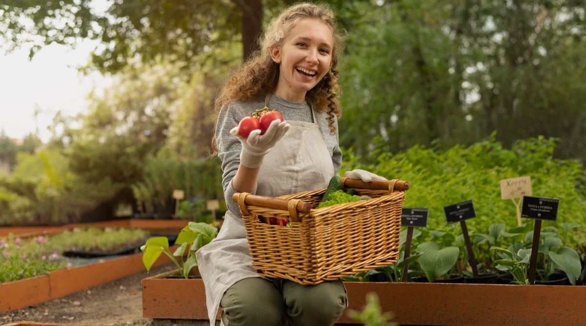 skrzynie na warzywa - przydomowy ogródek ziołowy