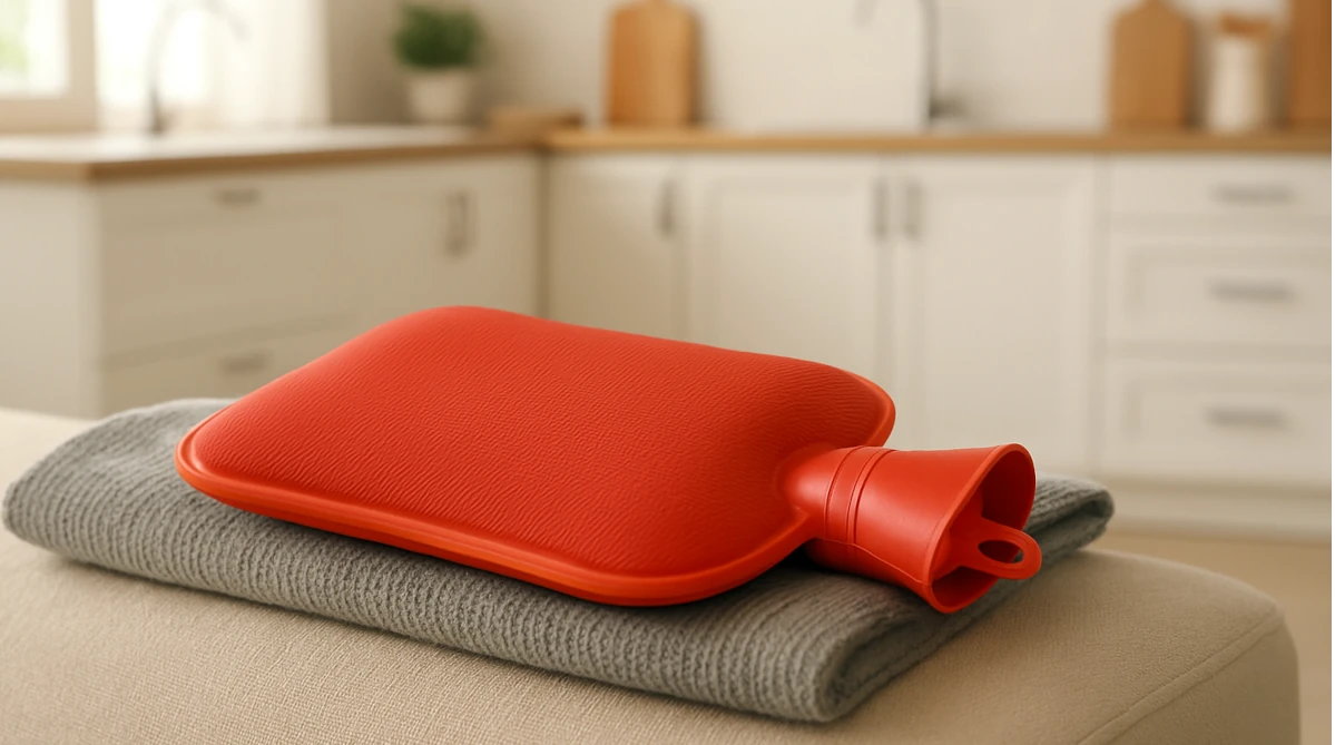 duży termofor na bóle menstruacyjne i mięśniowe