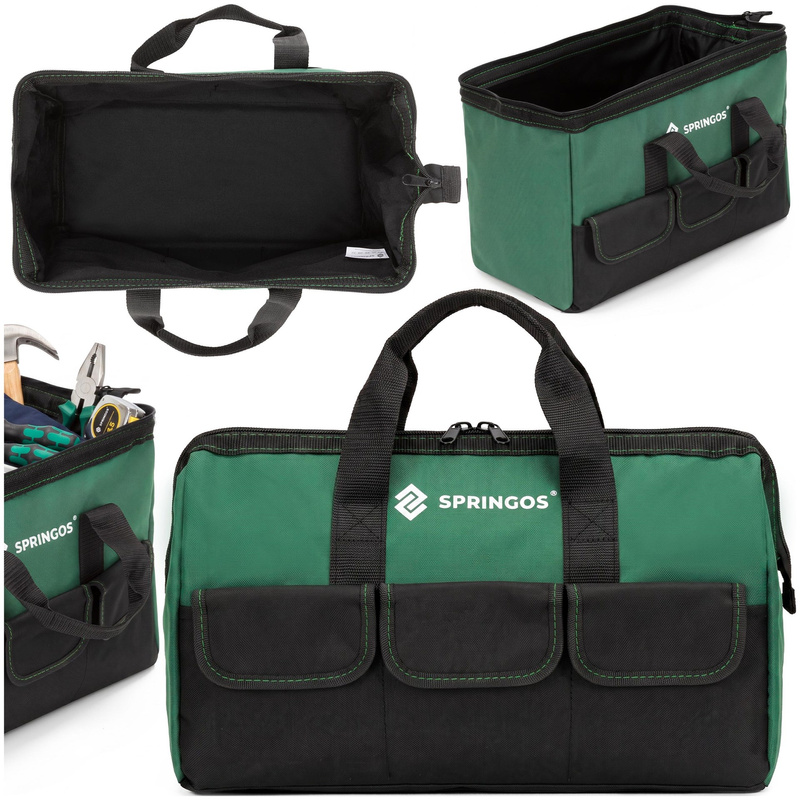 Torba narzędziowa 40x18x34 cm organizer samochodowy monterski z kieszeniami pojemny