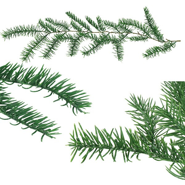 Gałązka świąteczna 58 cm ozdoba do stroika dekoracja sztuczna