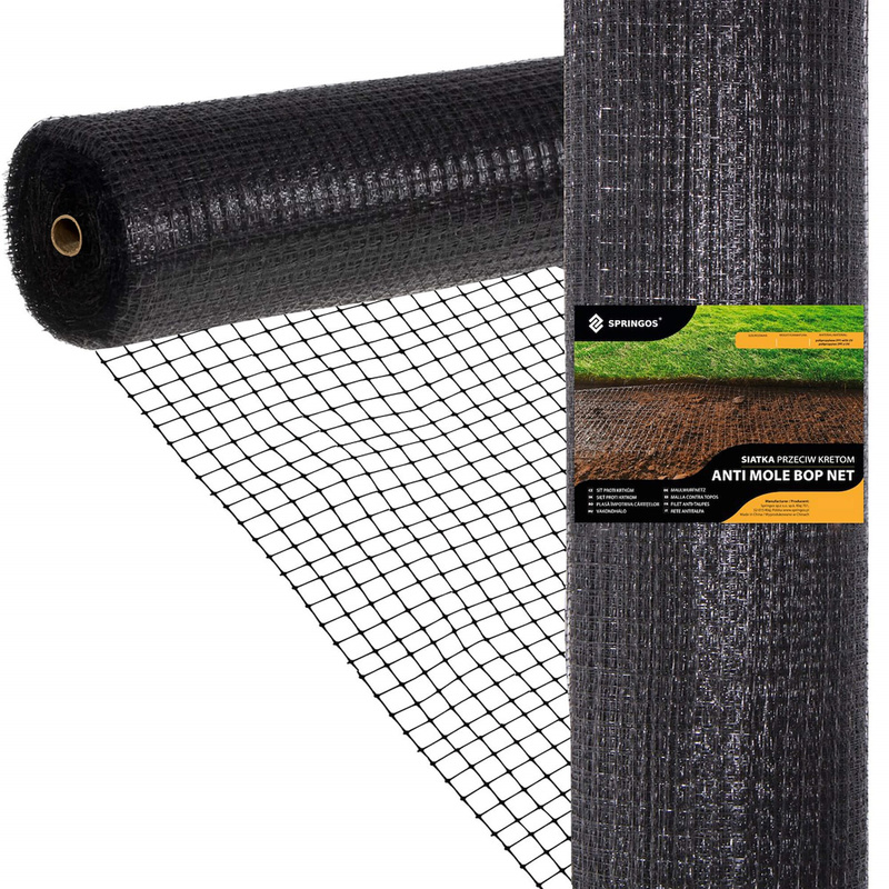 Siatka na krety 2 m x 100 m przeciw kretom, nornicom 45g/m2
