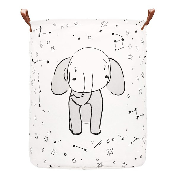 Kosz do przechowywania pojemnik na zabawki i ubrania słoń