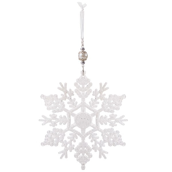 Bombka zawieszka gwiazdka śnieżynka na choinkę