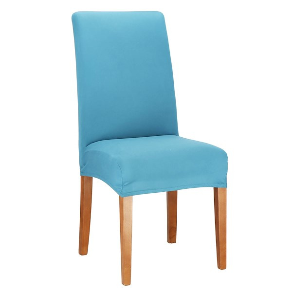 Pokrowiec na krzesło elastyczny niebieski