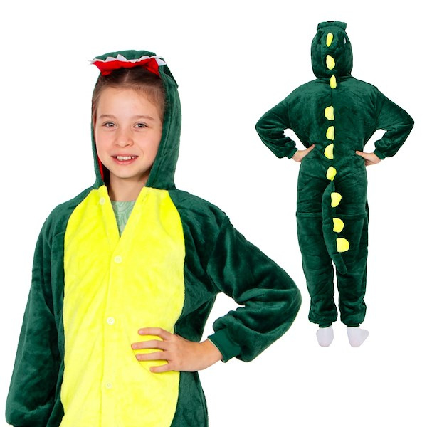 Piżama jednoczęściowa kigurumi dziecięcy kombinezon smok rozmiar 120-130 cm