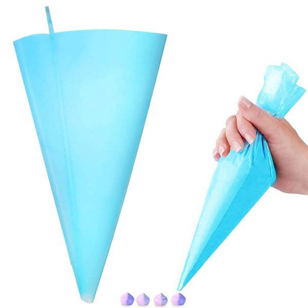 Rękaw cukierniczy do tortów silikonowy worek do dekoracji niebieski