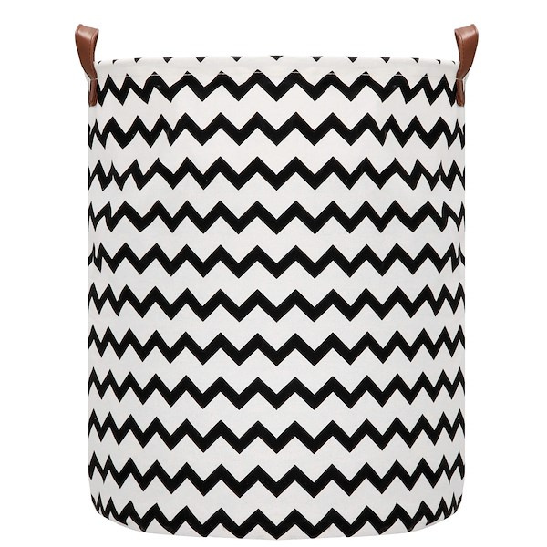 Kosz do przechowywania pojemnik na zabawki ubrania zygzak