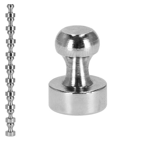 Magnesy neodymowe na lodówkę 10 szt. uchwyt z gwintem pinezka