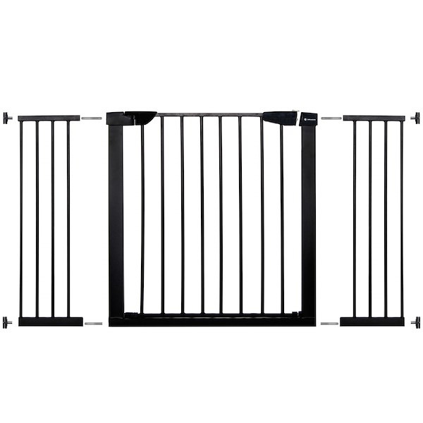 Barierka na schody 75-138 cm bramka rozporowa, zabezpieczająca czarna