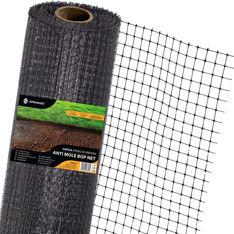 Siatka na krety 1m x 100 m przeciw kretom, nornicom 30g/m2