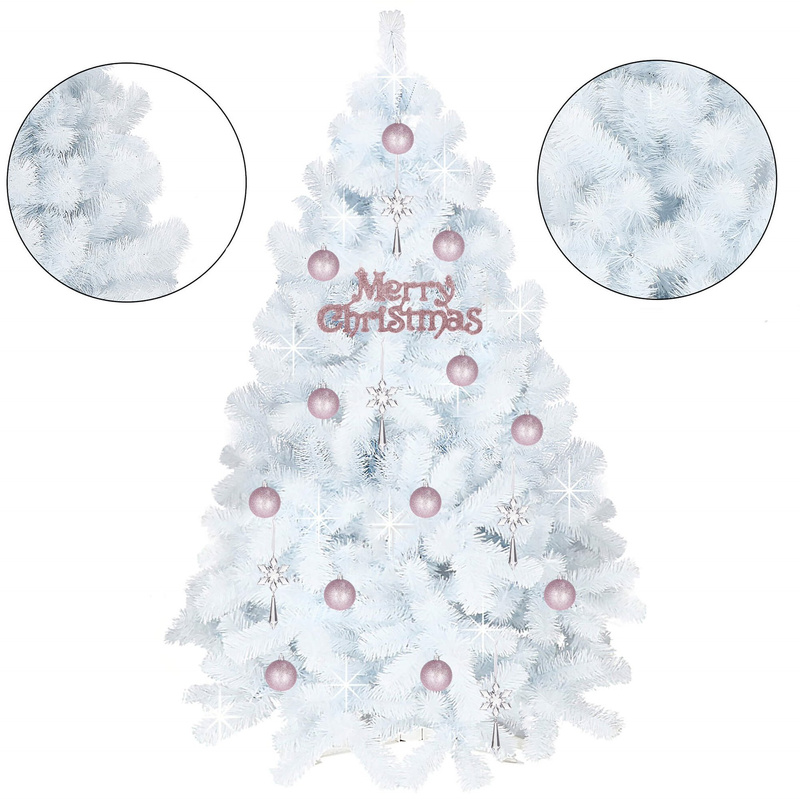 Choinka sztuczna 150 cm jodła biała premium