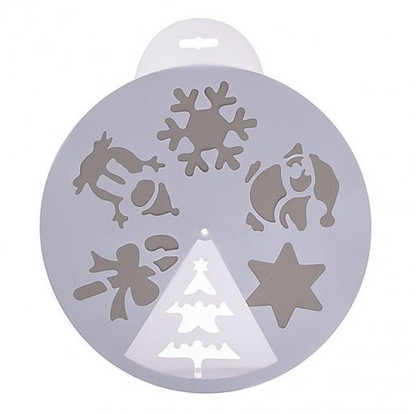 Szablon świąteczny do malowania na oknie