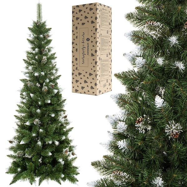 Sztuczna choinka 180 cm sosna diamentowa drzewko świąteczne