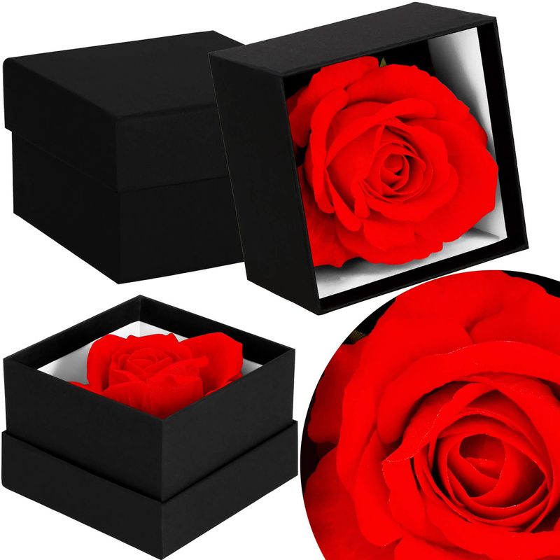 Róża wieczna w eleganckim pudełku prezentowym