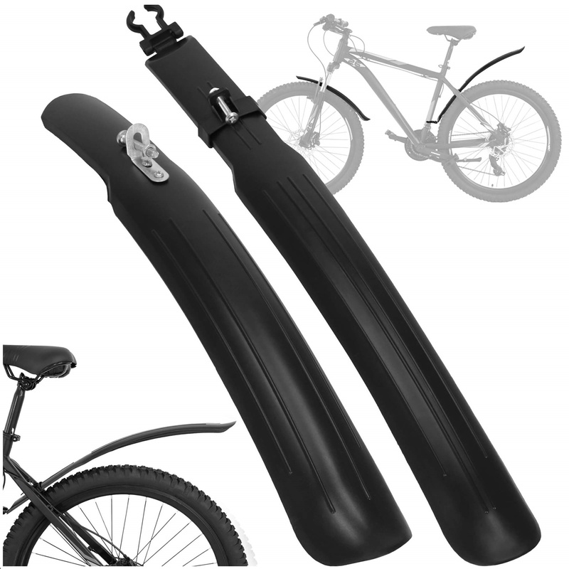 Błotniki do roweru 2 szt. przedni i tylny uniwersalne zestaw