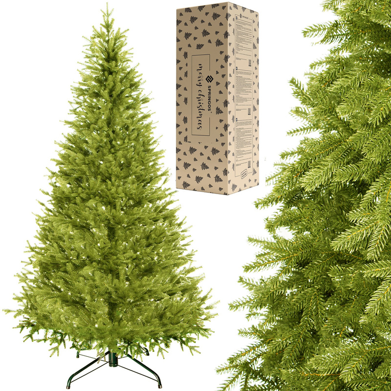 Sztuczna choinka 220 cm świerk PE drzewko świąteczne