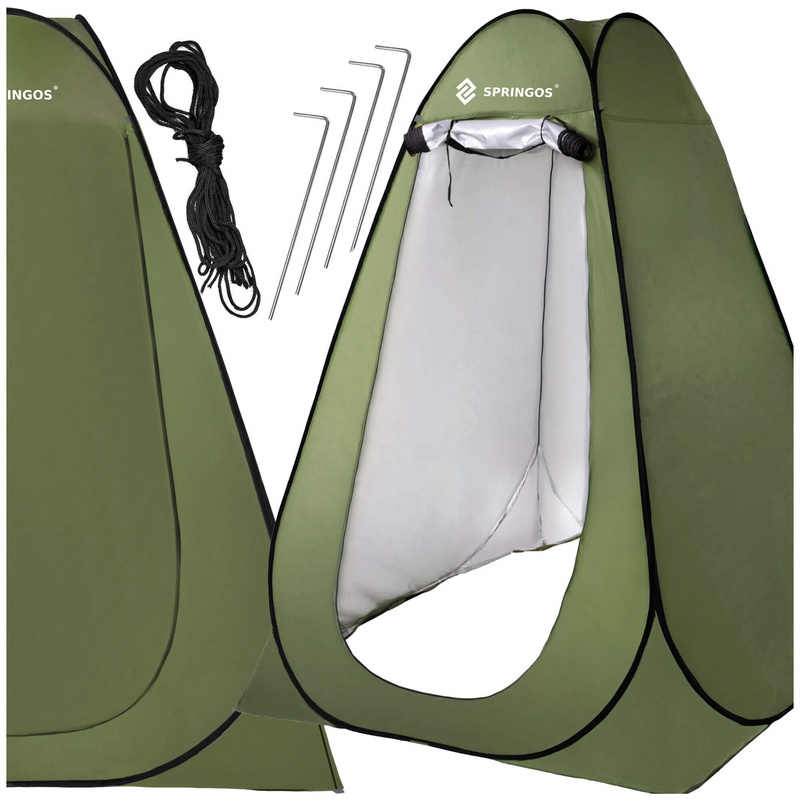 Namiot plażowy 120x120x190 cm samorozkładający mobilna przebieralnia zielony
