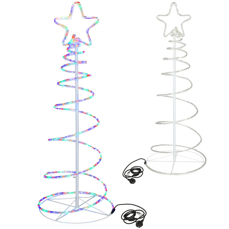 Wąż świetlny 8m multikolor 192 Led choinka na zewnątrz IP44