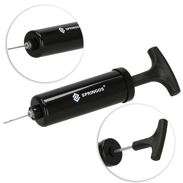 Pompka do piłek przenośna do pompowania balonów, dysków