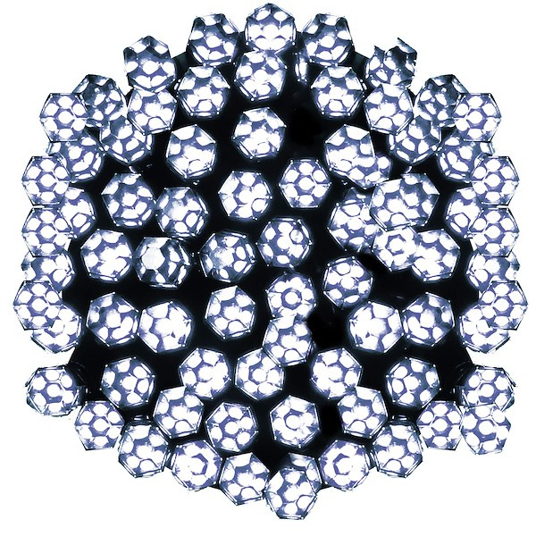Lampki choinkowe 120 LED biały zimny 9 m, programator 8 trybów