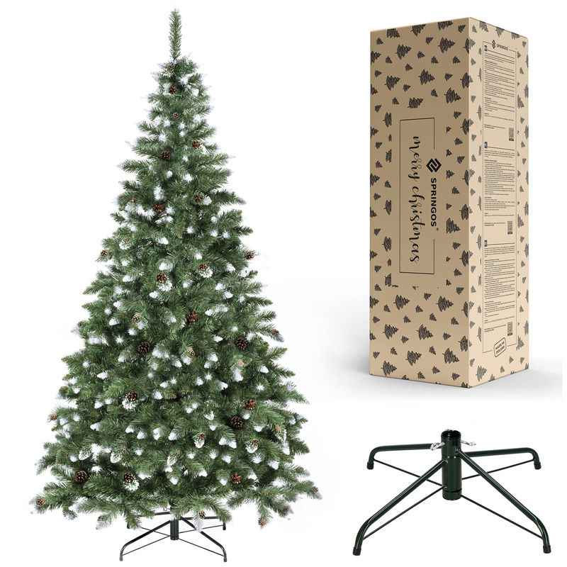 Choinka sztuczna premium 220 cm sosna diamentowa gęsta