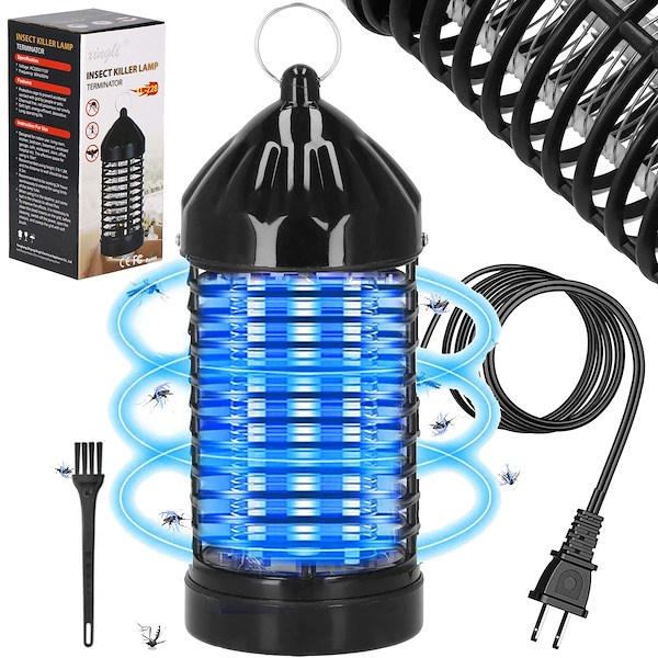 Lampa owadobójcza na komary, muchy, ćmy UV 3W