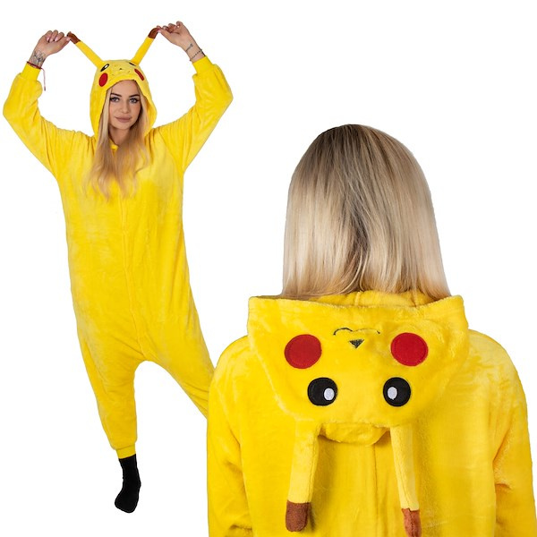 Piżama jednoczęściowa kigurumi damska kombinezon Pikachu rozmiar S