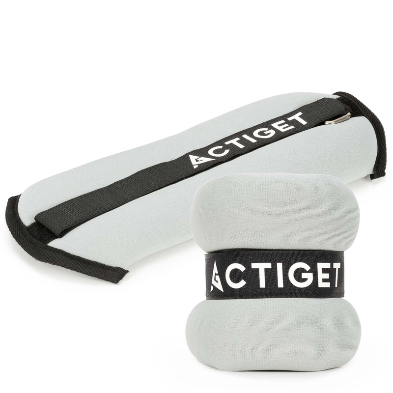 Obciążenia na ręce i nogi 2x0,5 kg do treningu domowego, fitness i cardio, szare