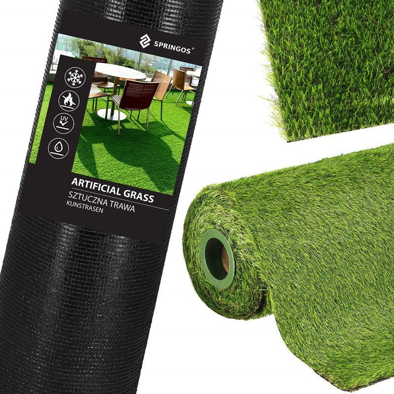 Sztuczna trawa z rolki 2 m na taras balkon boisko miękka 45 mm