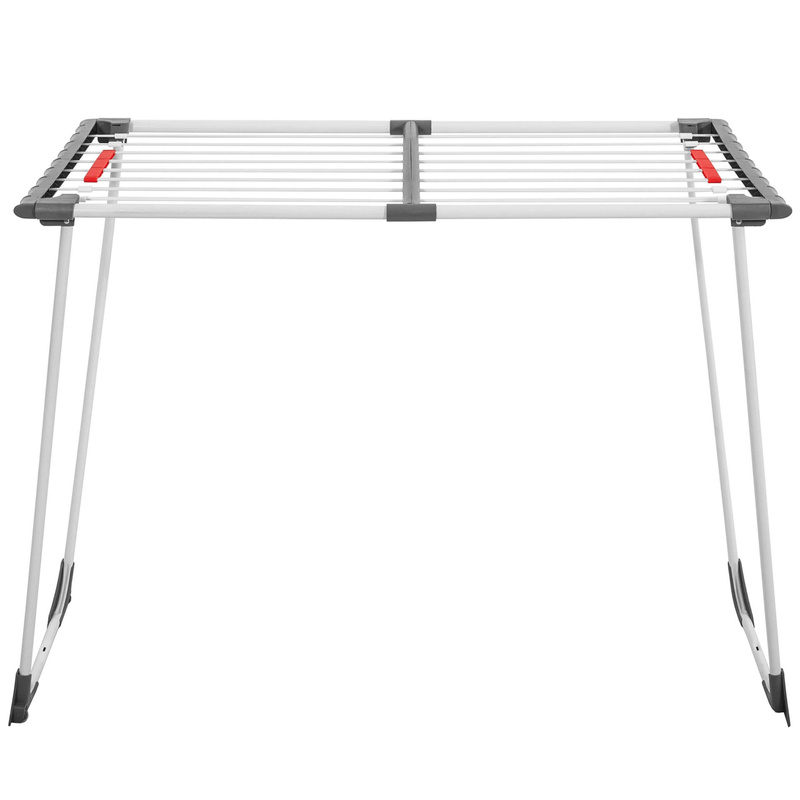 Składana suszarka na pranie, ubrania teleskopowa balkonowa, do domu, z haczykami na skrzydłach