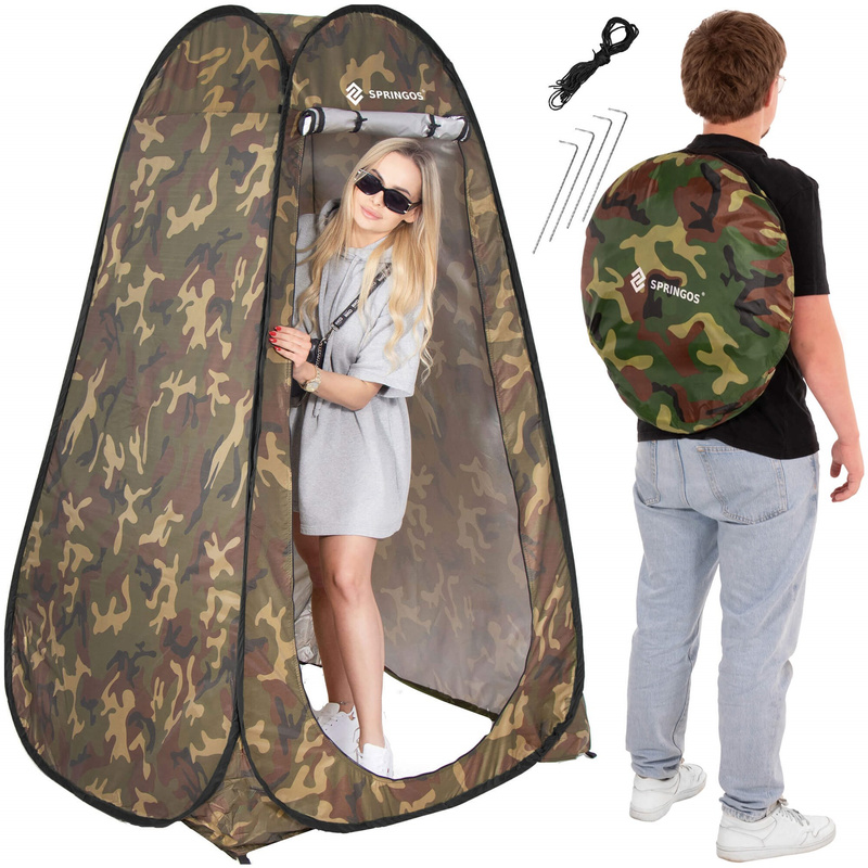 Namiot plażowy 190x120x120 cm samorozkładający mobilna przebieralnia moro