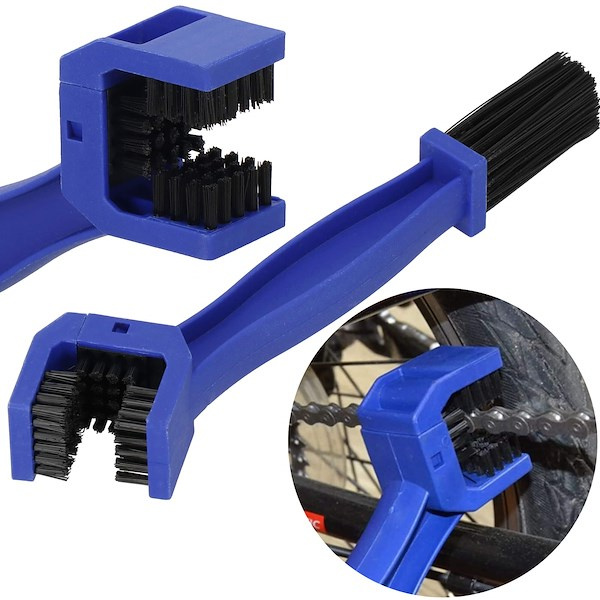Szczotka do czyszczenia łańcucha roweru, motoru uniwersalna dwustronna