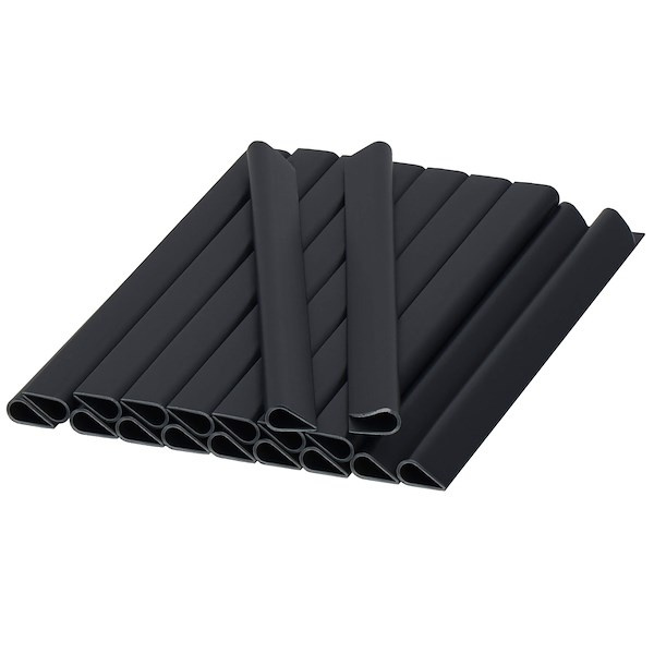 Klipsy do montażu taśmy ogrodzeniowej 20 szt. antracyt