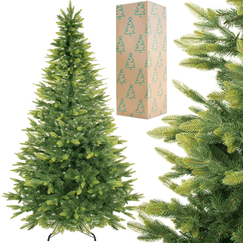 Choinka sztuczna premium 180 cm świerk naturalny