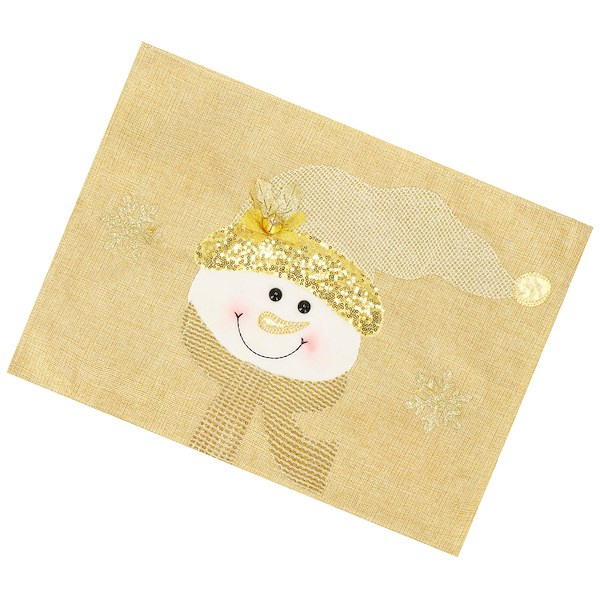 Podkładka na stół 48x38cm świąteczna mata bałwanek