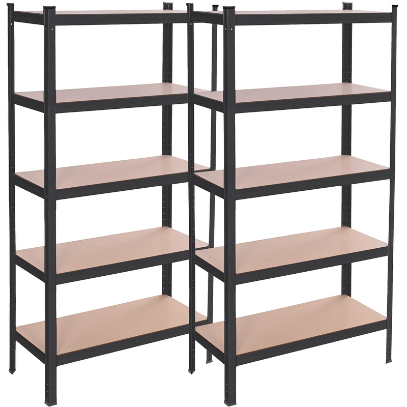 Regał metalowy magazynowy 5 półek 150x75x30cm do piwnicy, garażu