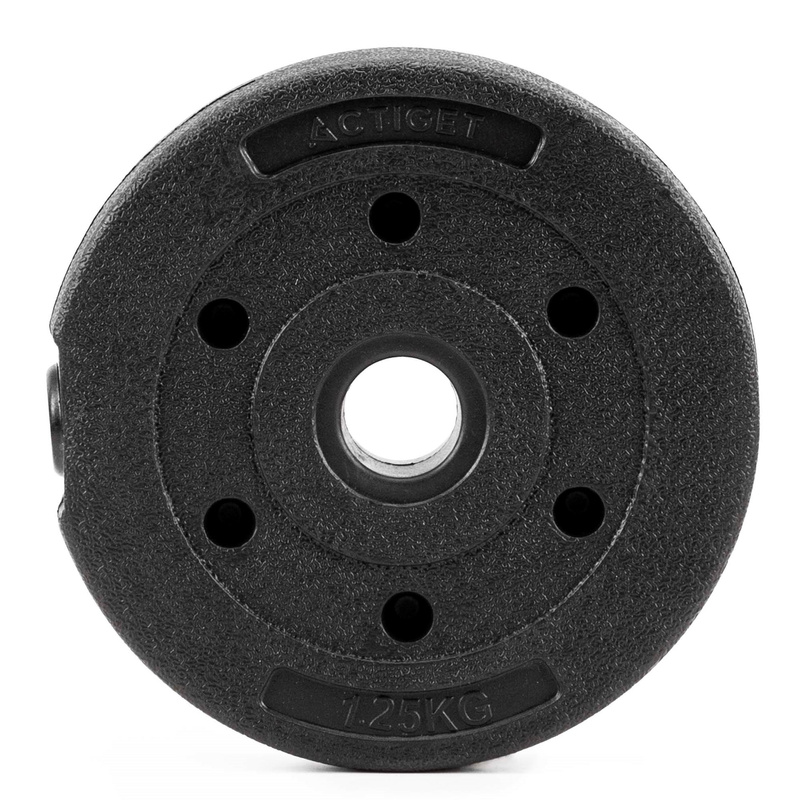 Obciążenie bitumiczne 1,25 kg talerz kompozytowy do sztangi 29 mm krążek do hantli