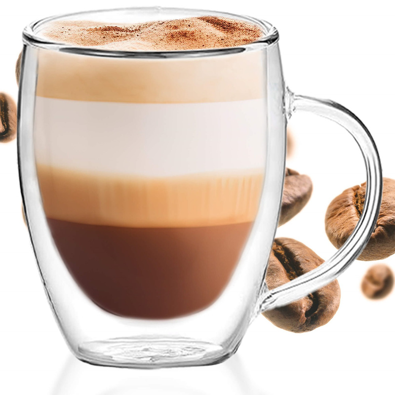 Szklanka z podwójnym dnem termiczna 300 ml na kawę herbatę