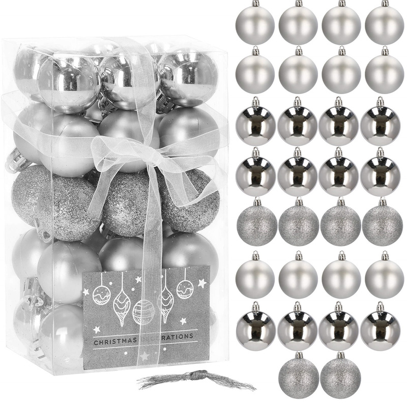 Bombki choinkowe 3 cm na choinkę zestaw 30 szt.
