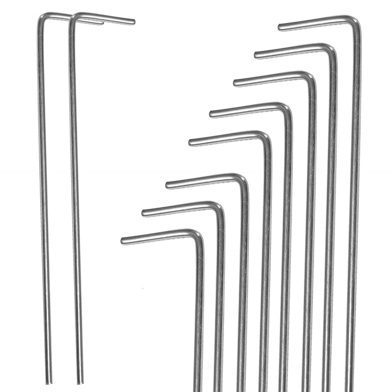 Śledzie do namiotu 10 sztuk 20 cm komplet szpilek namiotowych ze stali