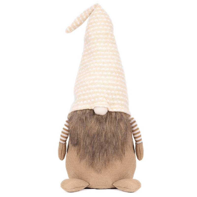 Krasnal świąteczny 51 cm ozdoba figurka skrzat bożonarodzeniowy, gnom stojący