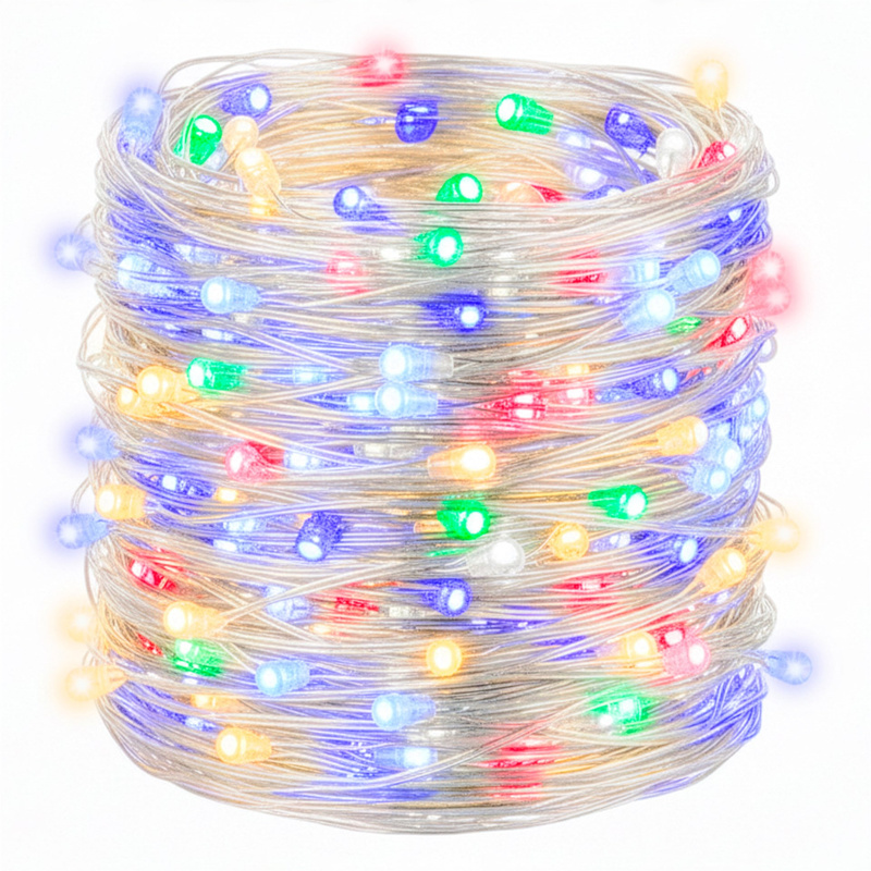 Lampki choinkowe 10 LED druciki mikro na baterie