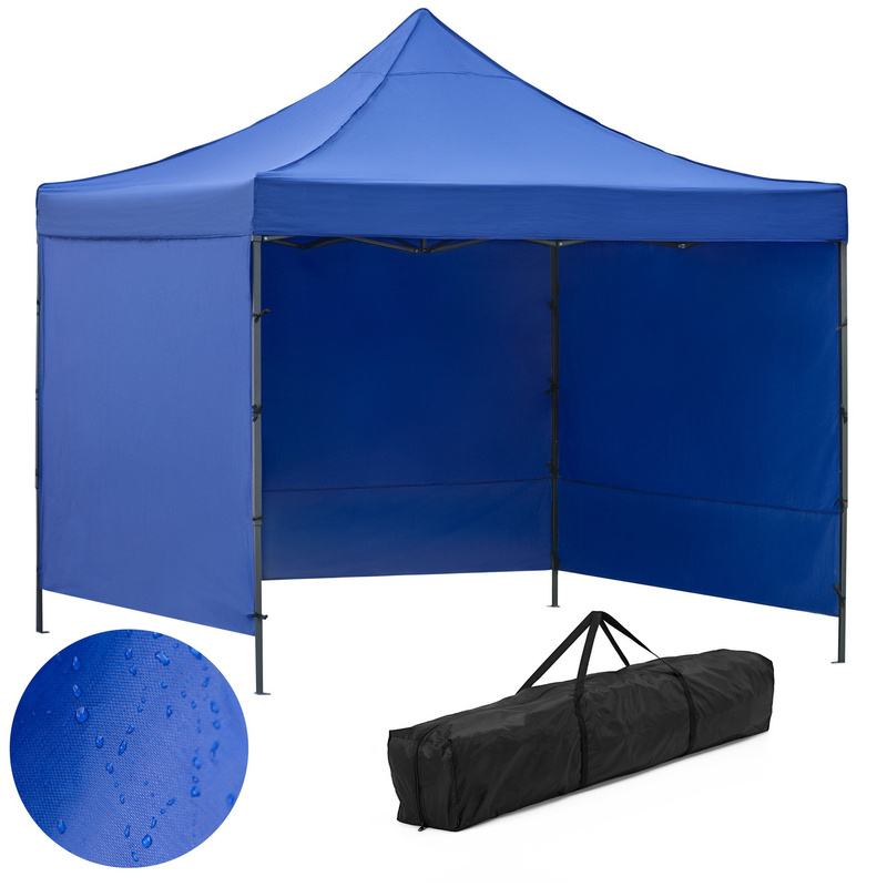 Pawilon handlowy 3x3 m namiot handlowy ekspresowy na imprezy, targ, catering, granatowy