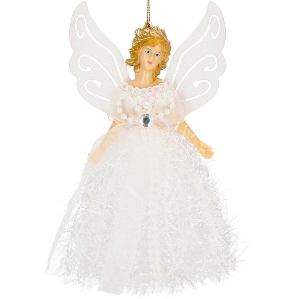 Zawieszka choinkowa 20 cm, aniołek wiszący, ozdoba na choinkę