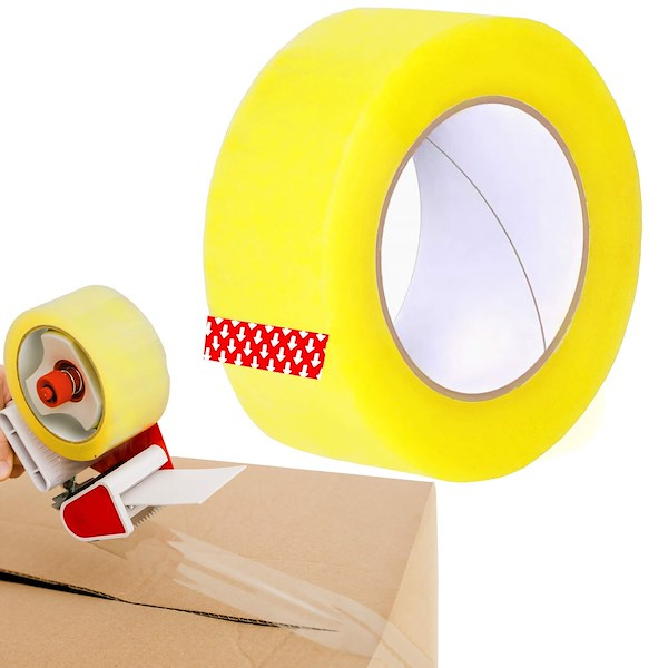 Taśma pakowa samoprzylepna 4,5 cm x 100 m klejąca taśma biurowa przezroczysta