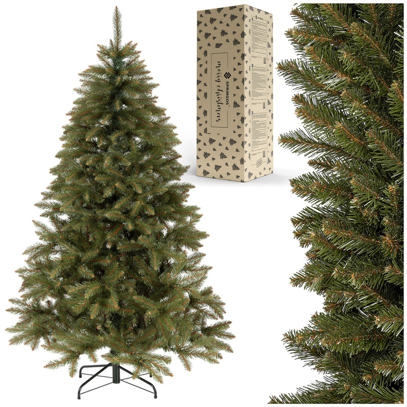 Sztuczna choinka 200 cm jak żywa drzewko świąteczne świerk kaukaski